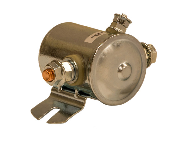 Continuous Duty 12 Volt Steel Case Insulated Solenoid +12V To Activate