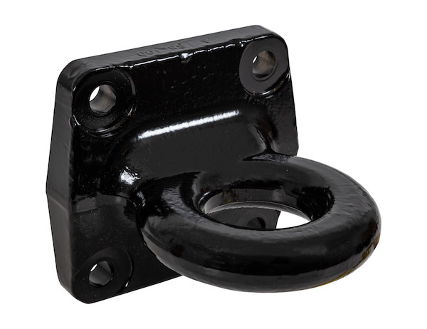 3 Inch I.D. Heavy-Duty Forged 4-Bolt Mount Drawbar - Black