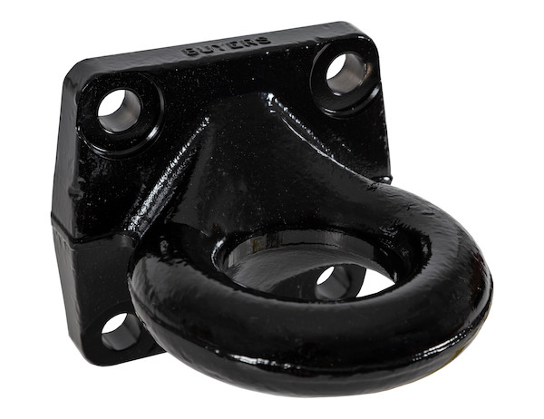 3 Inch I.D. Heavy-Duty Forged 4-Bolt Mount Drawbar - Black