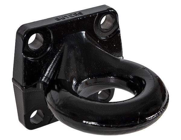 3 Inch I.D. Heavy-Duty Forged 4-Bolt Mount Drawbar - Black