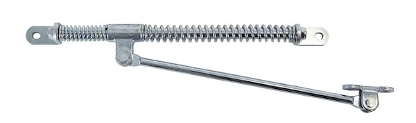 Door Check and Hold Back with 11 Inch Arm/13 Inch Slide Rod/30 Pound Spring