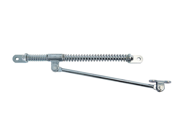 Door Check and Hold Back with 11 Inch Arm/13 Inch Slide Rod/30 Pound Spring