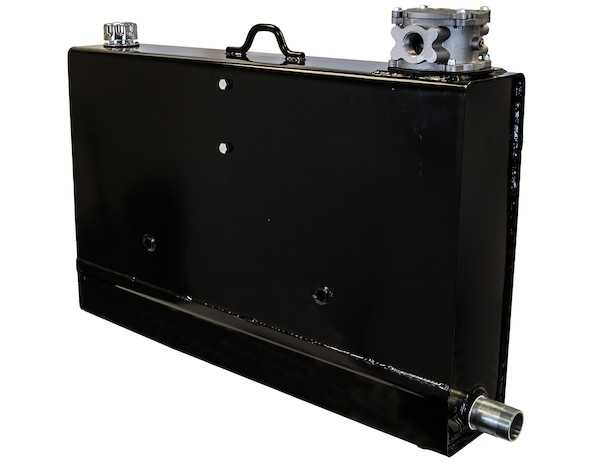 36 Gallon Steel Bulkhead Hydraulic Reservoir With 25 Micron Filter
