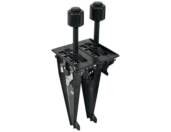 Air PTO-Hoist-Hoist B-Series Dual Lever Control For 5/16-24 Cable/PTO Air Valve