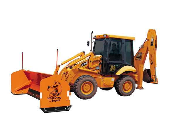 Backhoe Snow Pusher - 14 Foot