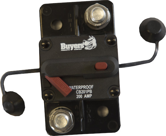 200 Amp Circuit Breaker With Manual Push-to-Trip Reset With Large Frame