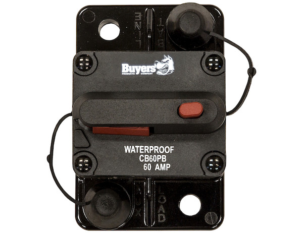60 Amp Circuit Breaker With Manual Push-to-Trip Reset