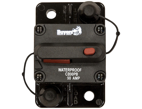 90 Amp Circuit Breaker With Manual Push-to-Trip Reset
