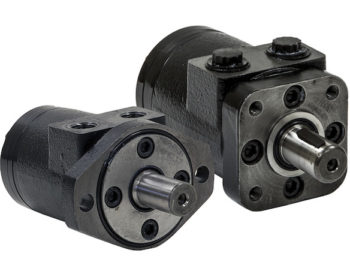 Hydraulic Spinner Motor With 2-Bolt Mount and Cross-Drilled Shaft
