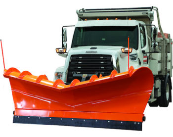 Expressway Plow - 12 Foot Carbon Steel Blade, Trip Edge, Swivel, 4 Inch Cylinders