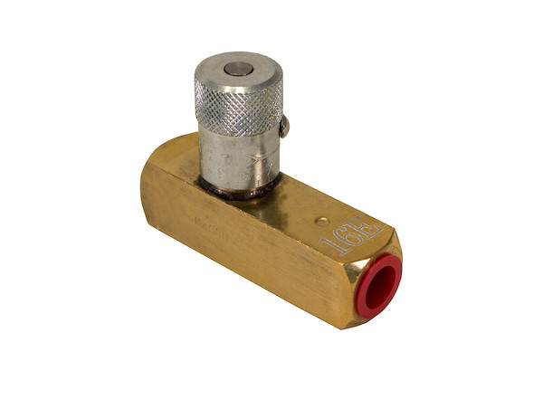 1/4 Inch NPT Brass Flow Control Valve