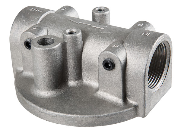 50 GPM Return Line Filter Head 1-1/4 Inch NPT/25 PSI Bypass