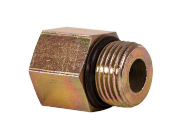 Straight O-Ring Adapter 1/2 Inch Male Straight Thread To 1/4 Inch Female P.T.