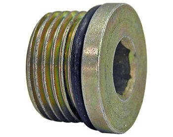 Straight Thread O-Ring Hex Socket Plug 1/2 Inch Port Size