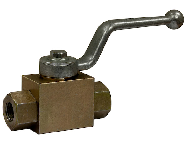 1/2 Inch NPTF 2-Port High Pressure Ball Valve