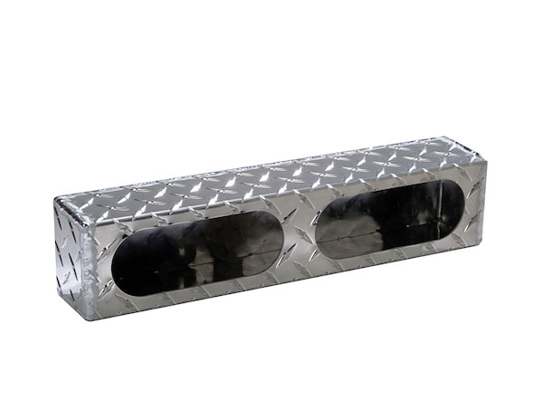 Dual Oval Light Box Diamond Tread Aluminum