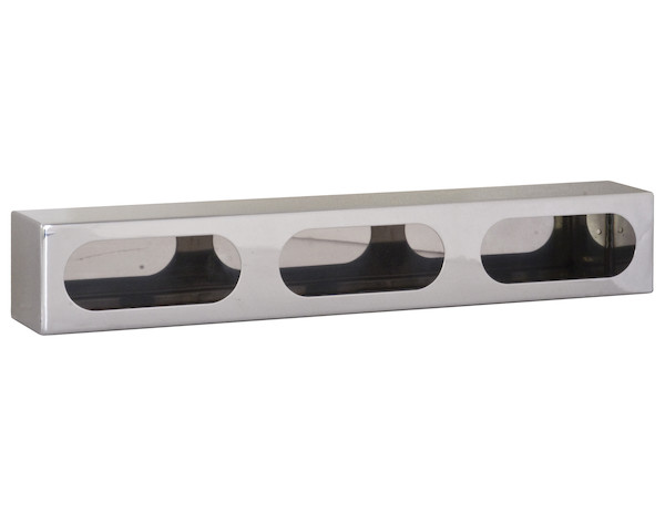 Triple Oval Light Box Diamond Tread Aluminum
