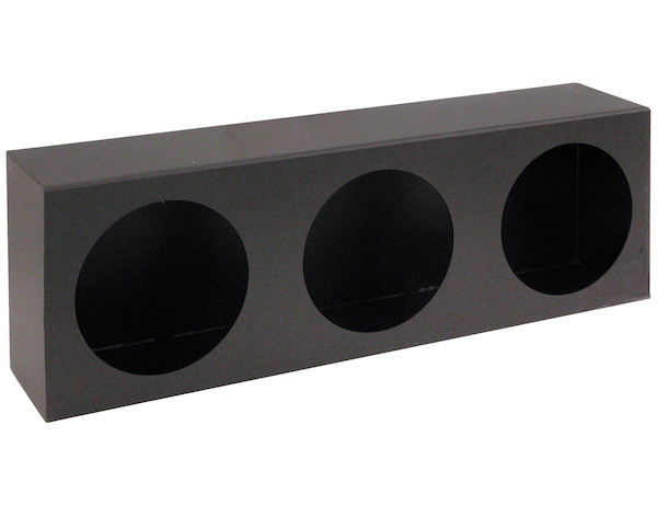 Triple Round Light Box Stainless Steel