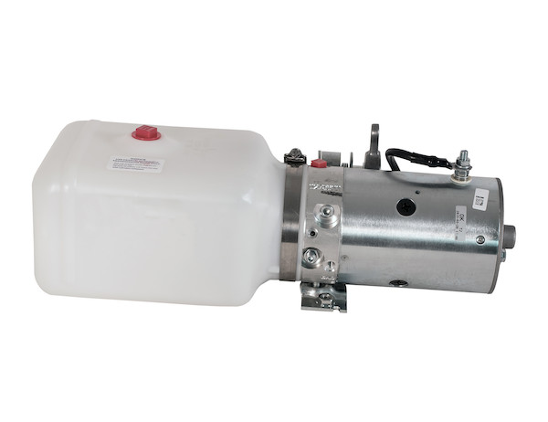3-Way DC Power Unit-Metered Release Valve Horizontal 0.86 Gallon Poly Reservoir