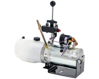 4 Way DC Power Unit-Manual Controls Horizontal 1.3 Quart Reservoir