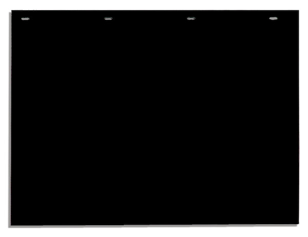 Super Durable White Polymer Mudflaps 24x40 Inch