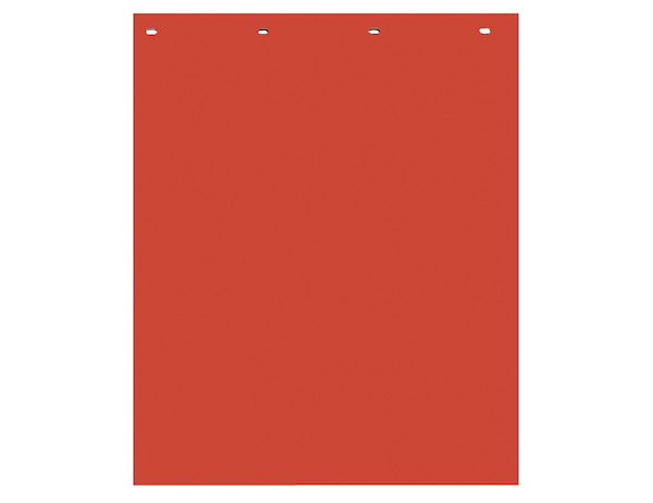 Super Durable Red Polymer Mudflaps 24x30 Inch