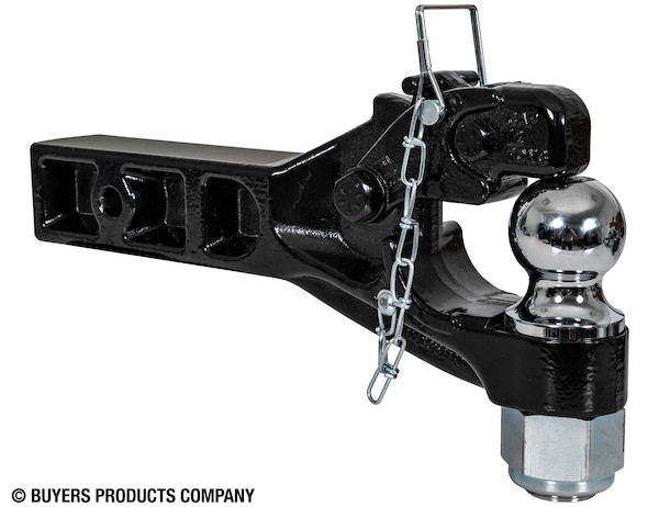 12 Ton Combination Hitch - 2-1/2 Inch Receiver, 2-5/16 Inch Ball