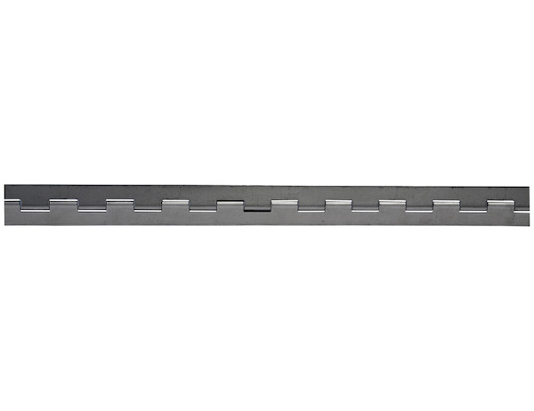 Steel Continuous Hinge .187 x 72 Inch Long with 1/2 Pin and 6.0 Open Width