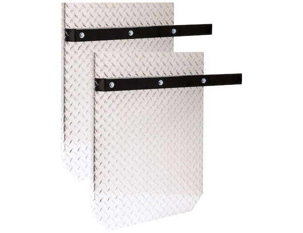 Aluminum Diamond Tread Splash Guards 22x28 Inch
