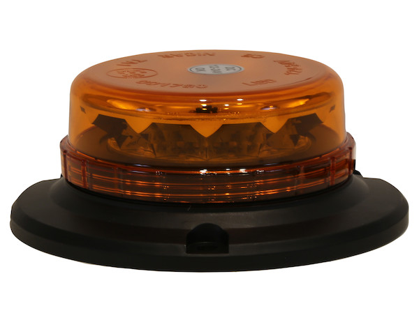 Low Profile 6 Inch by 2 Inch LED Beacon Strobe Light with Auxiliary Plug