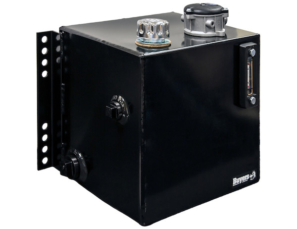 15 Gallon Side Mount Steel Hydraulic Reservoir With 25 Micron Filter