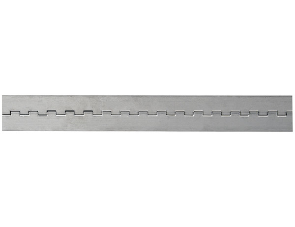 Stainless Continuous Hinge .062 x 72 Inch Long with 1/8 Pin and 2.0 Open Width