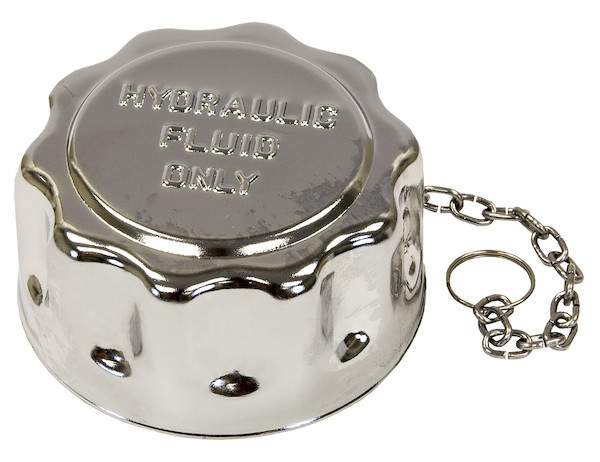 Replacement Cap With Chain For Chrome Filler-Strainer Breather Cap Assembly