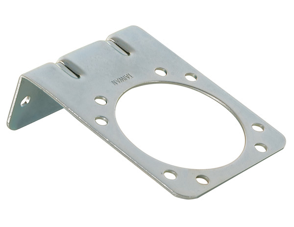 7-Way Flat Zinc Trailer Connector Bracket