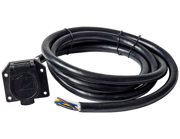 7-Way Truck Side Flat Pin Trailer Connector