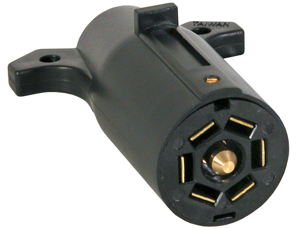 7-Way Plastic Trailer Connector - Trailer Side