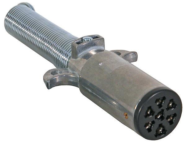 7-Way Die-Cast Metal Trailer Connector - Trailer Side