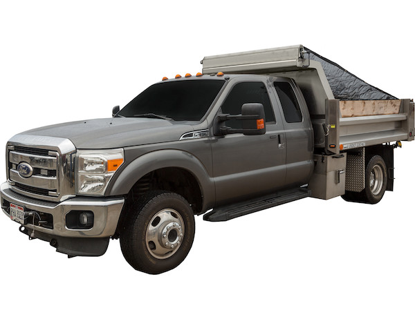 Aluminum Tarp System with Deflector Housing and Mesh Tarp 7-1/2 X 18 Foot