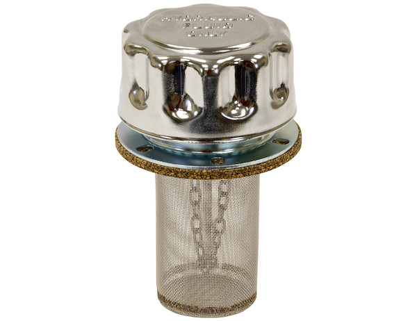 Chrome Filler-Strainer Breather Cap Assembly