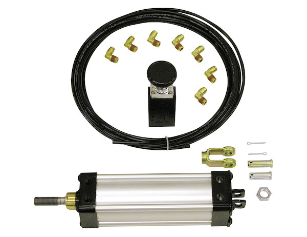 Tie Rod Style Cylinder Kit-Clevis Mount-1.0 Rod 8 Inch Stroke-with BAV020 Valve