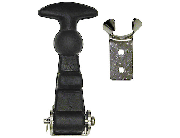 Rubber Hood Catch with Stainless Steel Hardware